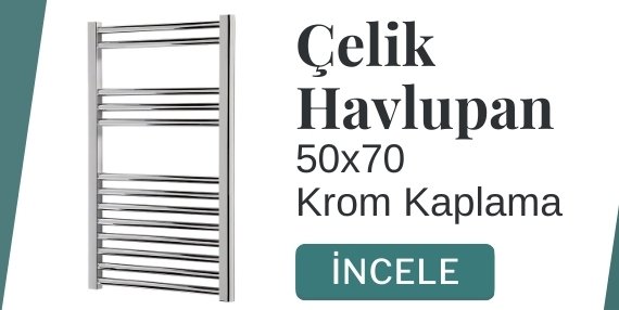 Krom Kampala Çelik Havlupan 50x70